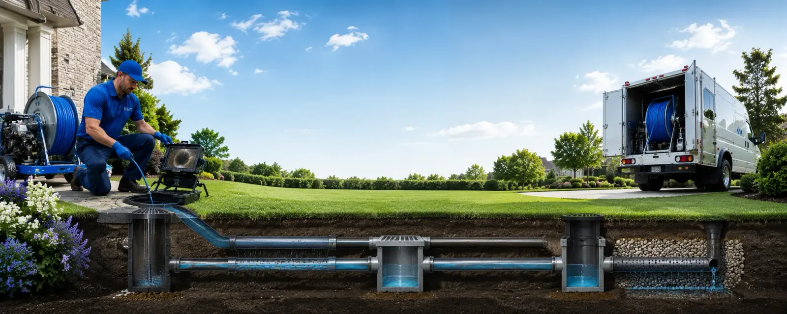 Outdoor drain cleaning information for Summerville, GA